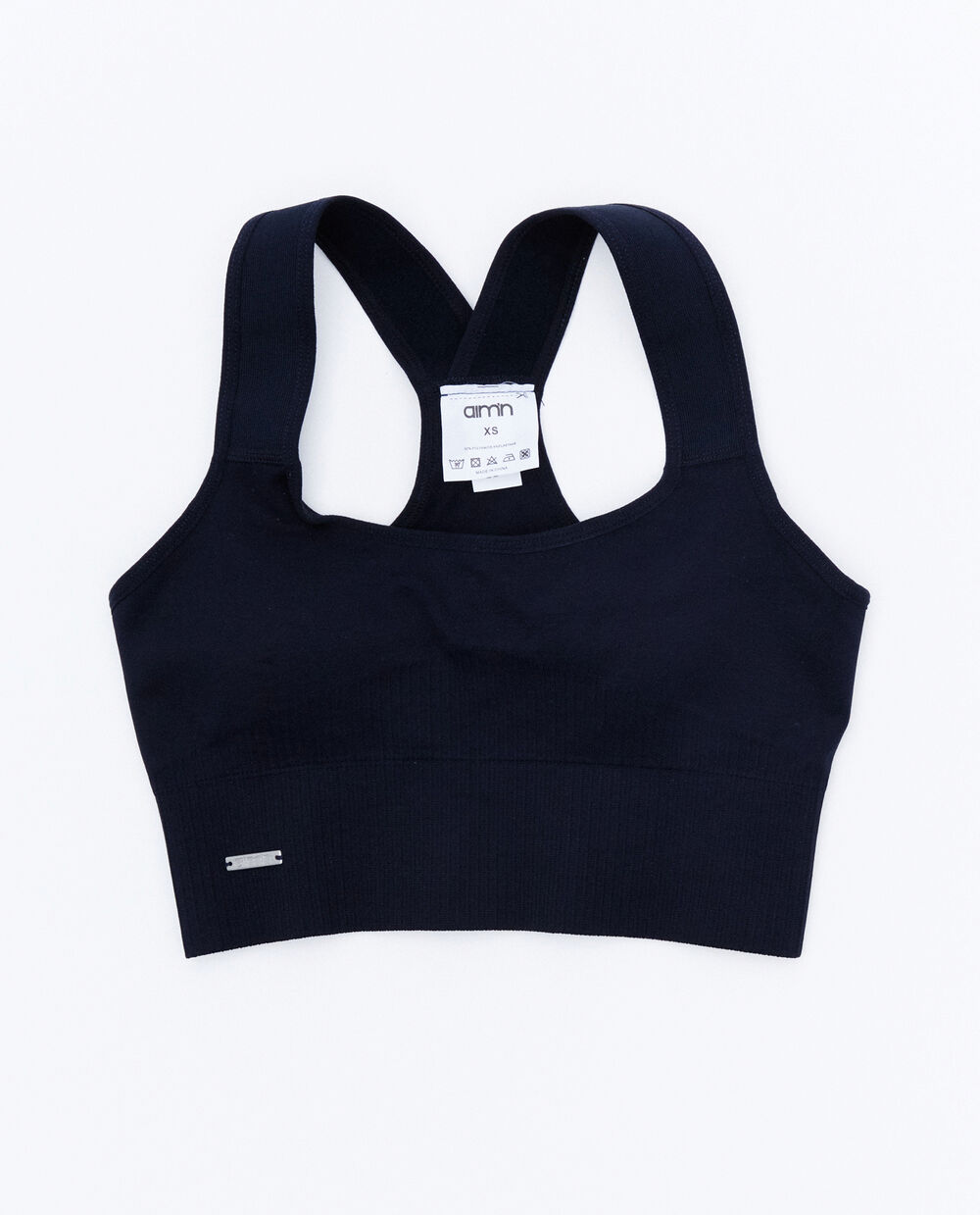 AIMN HIGH SUPPORT RIBBED BRA