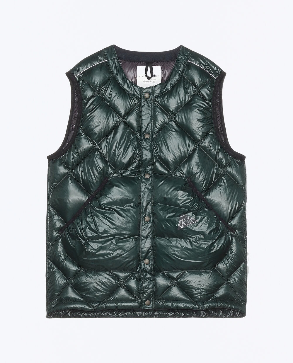 AND WANDER DIAMOND STITCH DOWN VEST