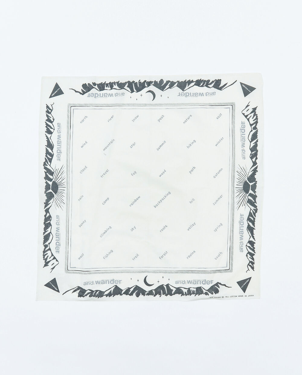 AND WANDER REFLECTIVE WORDS BANDANNA