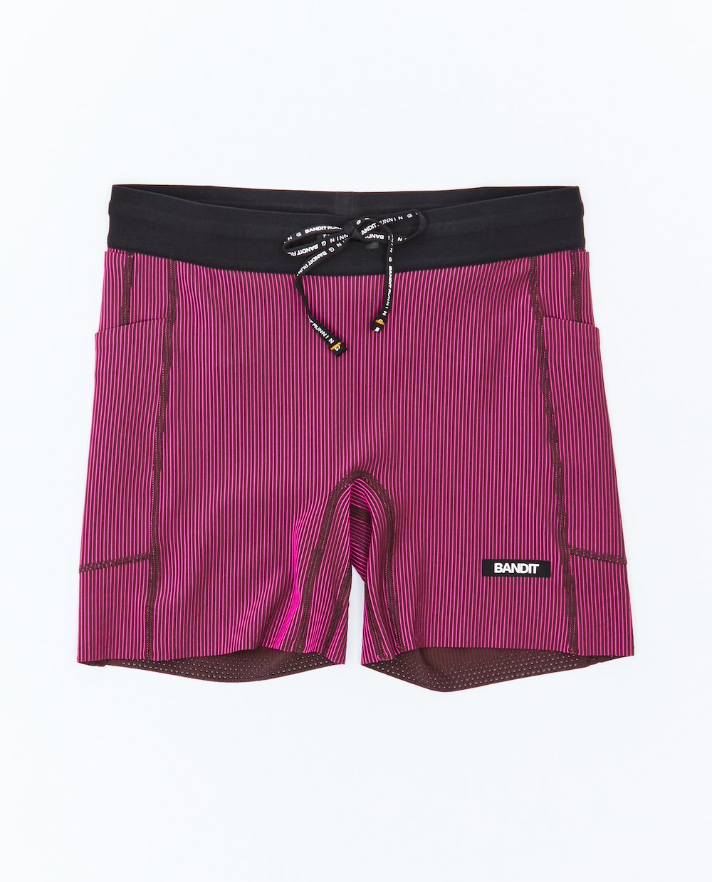 BANDIT RUNNING WOMEN'S 5” STRIPED CADENCE COMPRESSION SHORTS