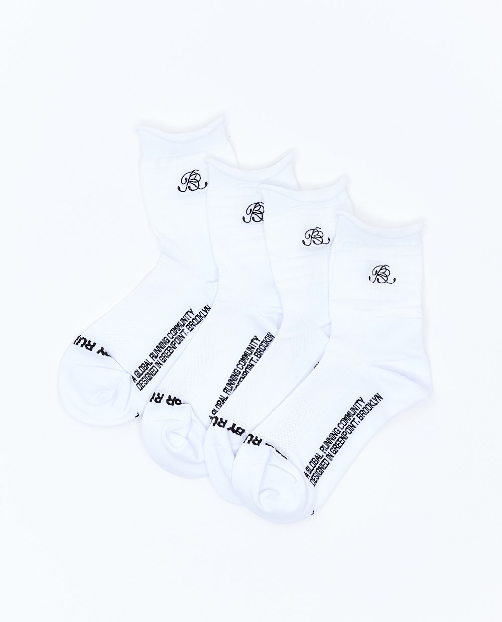 BANDIT RUNNING OTTOMAN RIB GRID SOCKS, 2 PACK