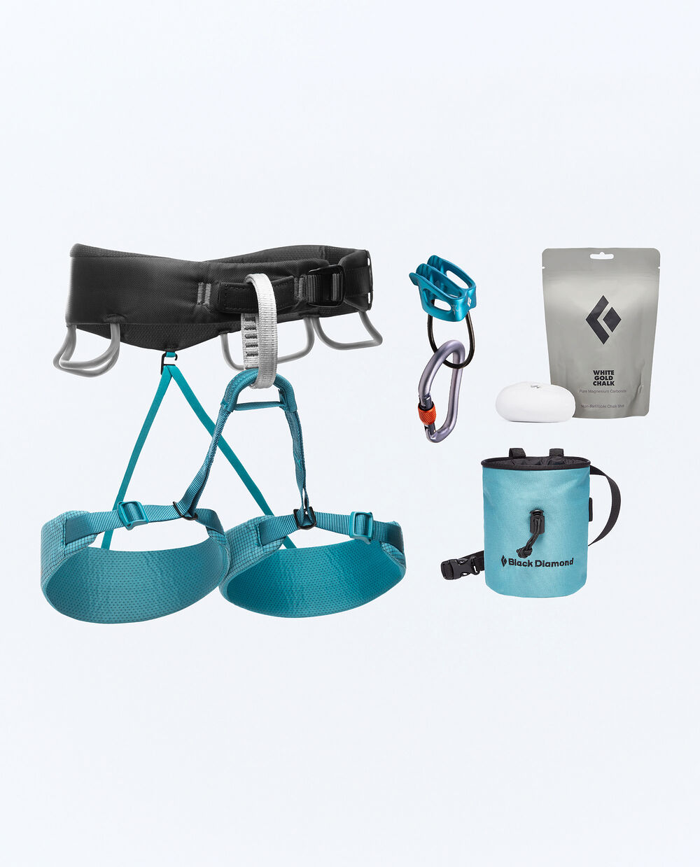 BLACK DIAMOND W MOMENTUM HARNESS PACKAGE