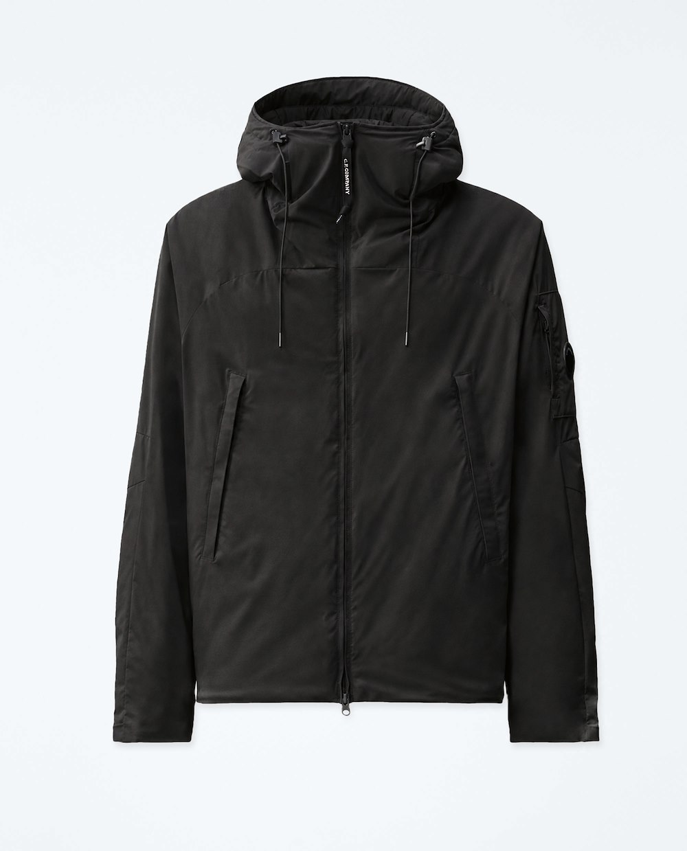 C.P. COMPANY PRO-TEK PRIMALOFT® SILVER HOODED LENS JACKET