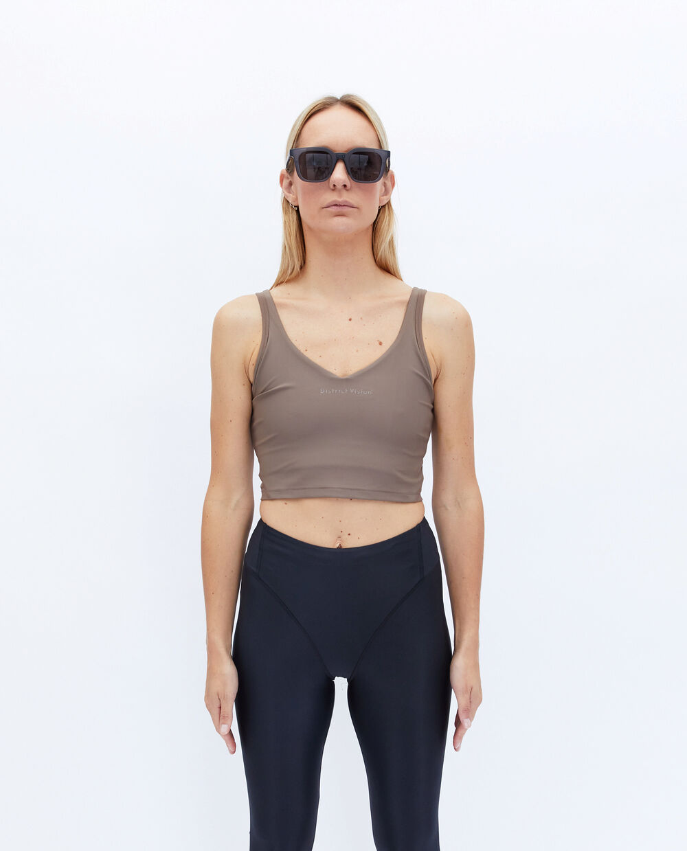 DISTRICT VISION CROPPED RECYCLED LIGHT SUPPORT BRA