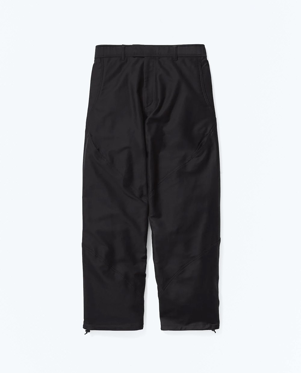 GOLDWIN 0 COTTON SILK BLEND HELICOID WIDE PANTS