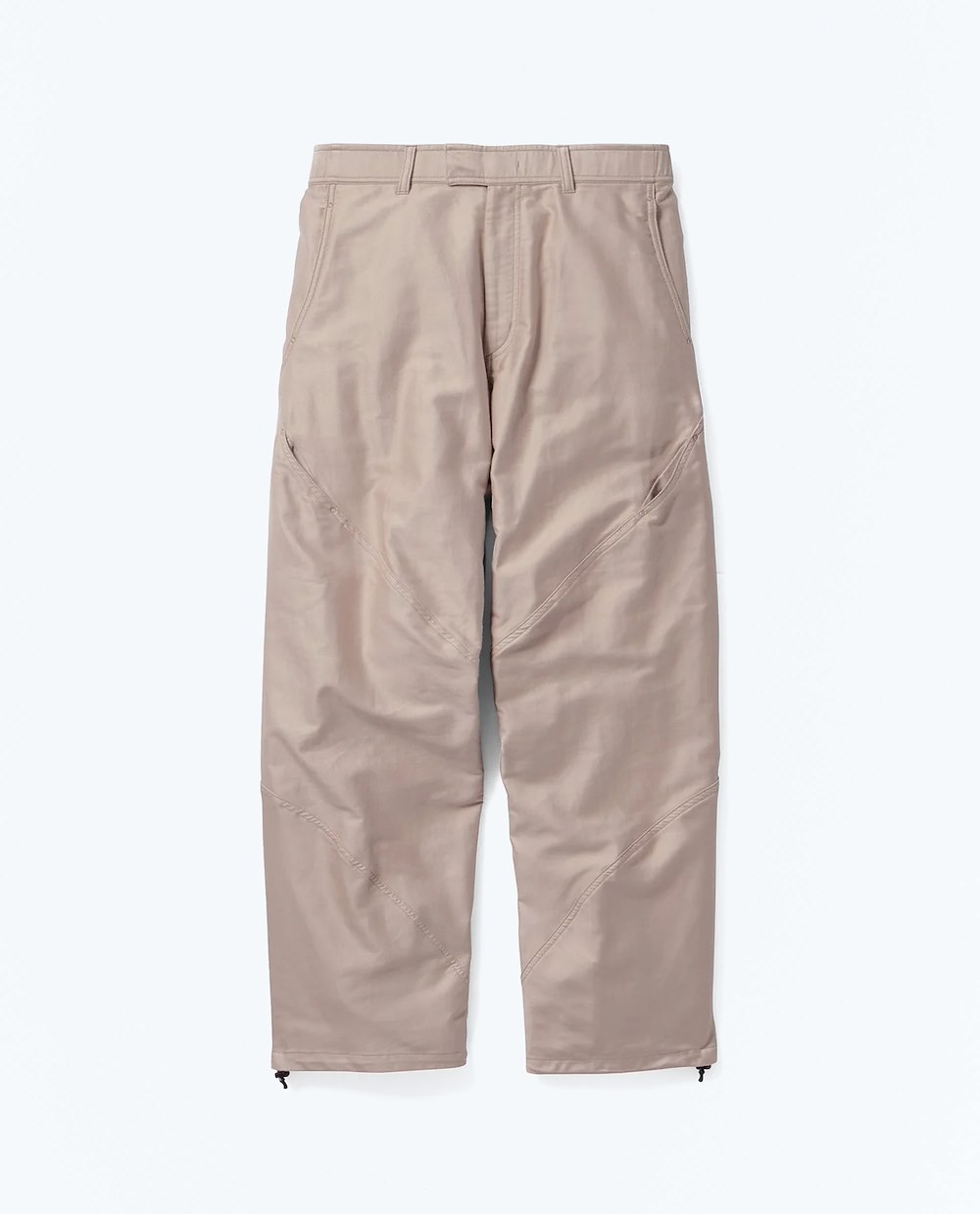 GOLDWIN 0 COTTON SILK BLEND HELICOID WIDE PANTS