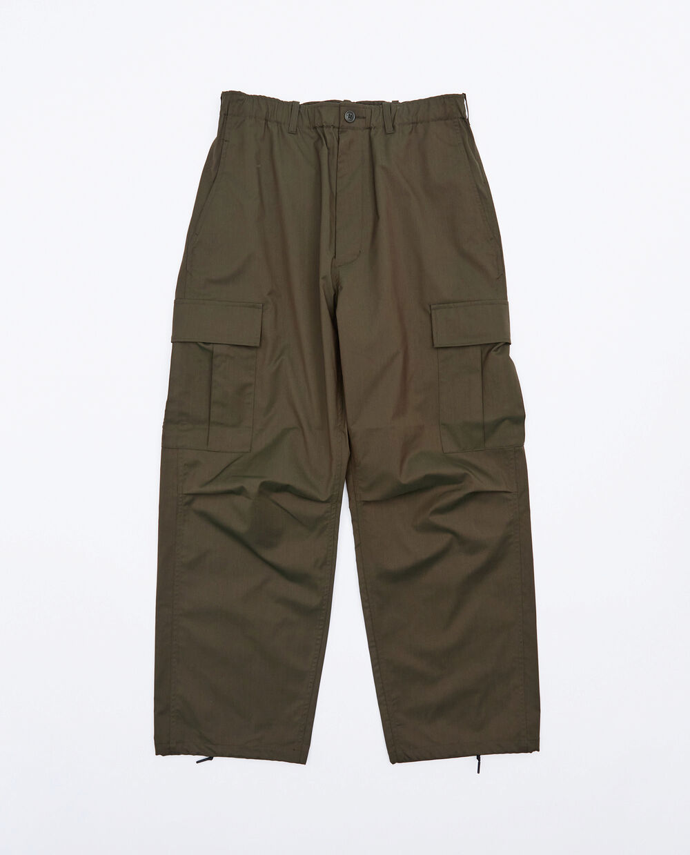 GOLDWIN WOOL BLEND TWILL CARGO PANTS