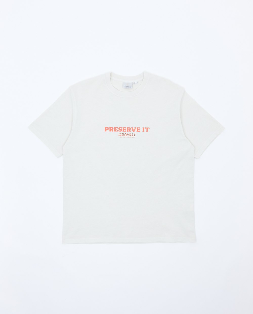 GRAMICCI FOOTPRINTS TEE PIGMENT DYED