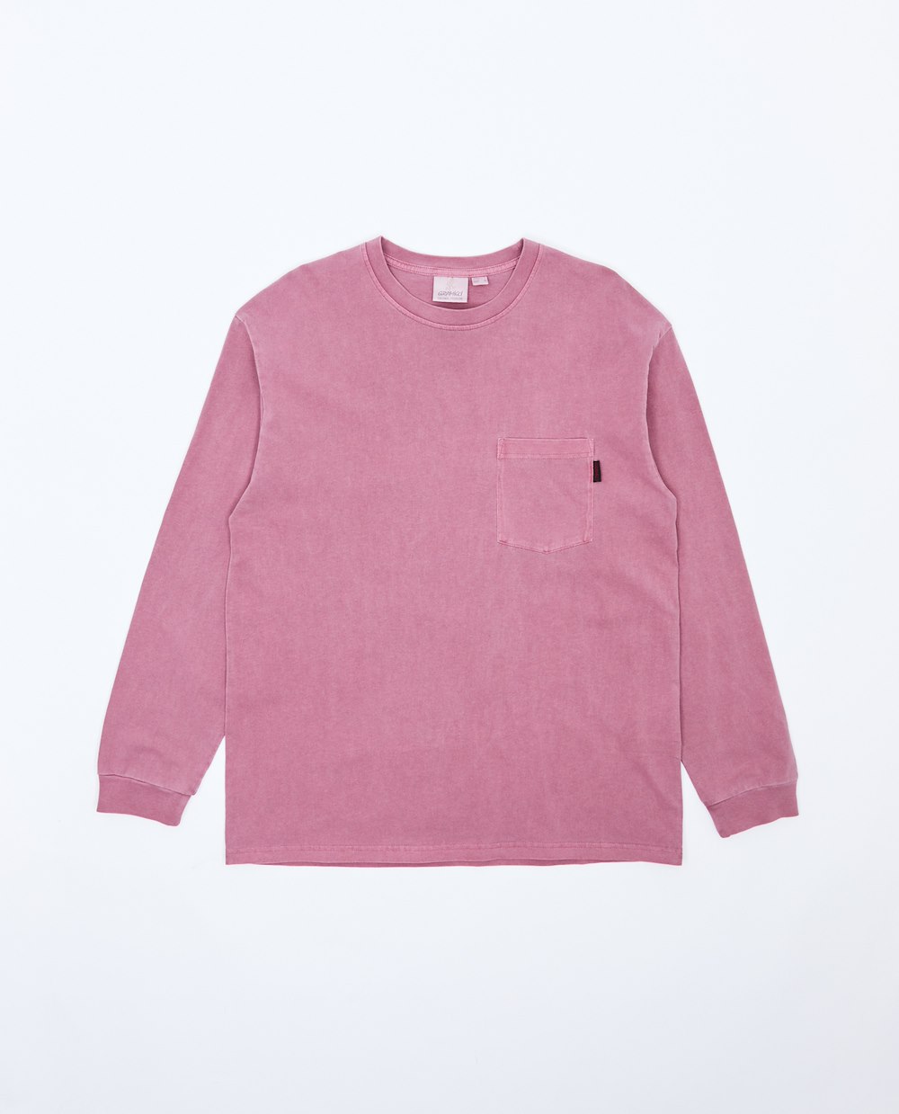 GRAMICCI L/S POCKET TEE PIGMENT DYED