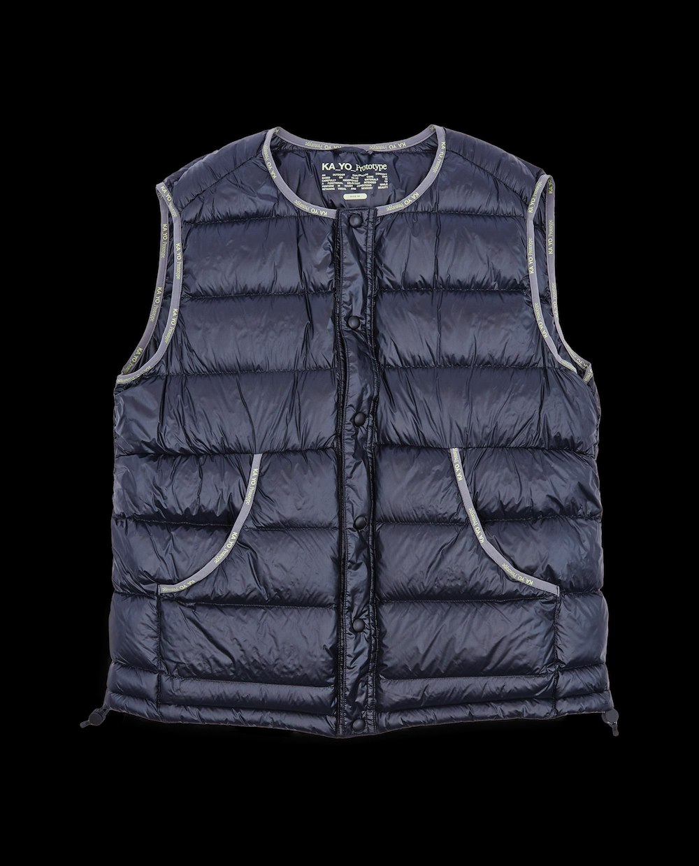 KA_YO_Prototype LIGHTWEIGHT DOWN VEST