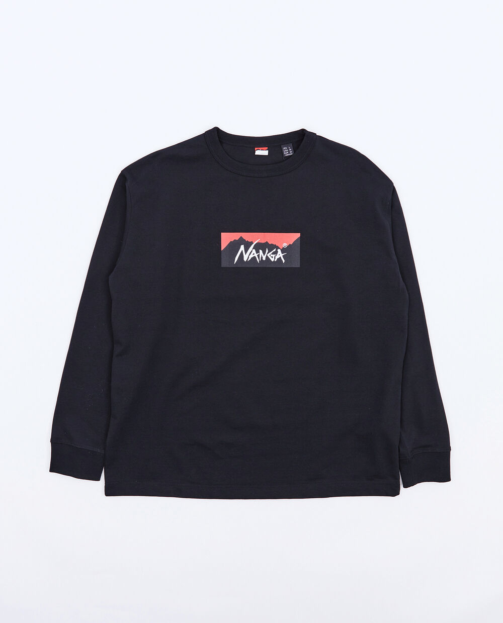 NANGA ECO HYBRID BOX LOG L/S TEE