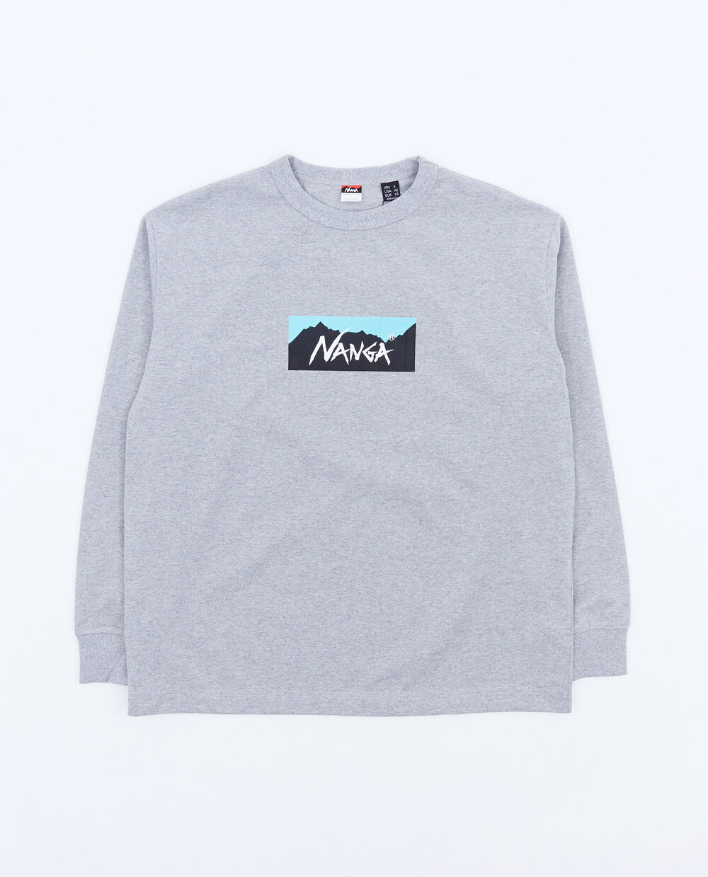 NANGA ECO HYBRID BOX LOG L/S TEE