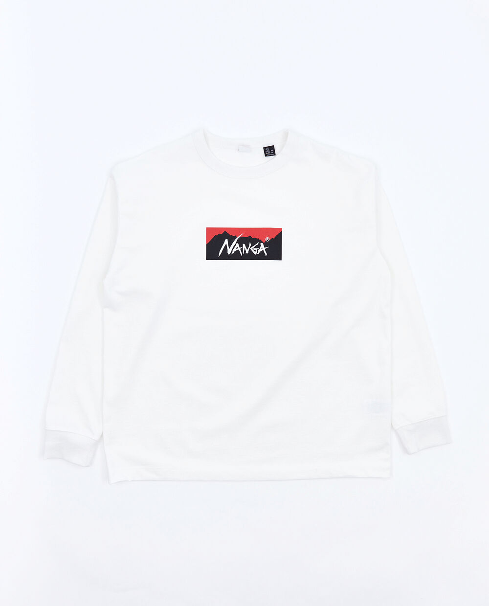 NANGA ECO HYBRID BOX LOG L/S TEE