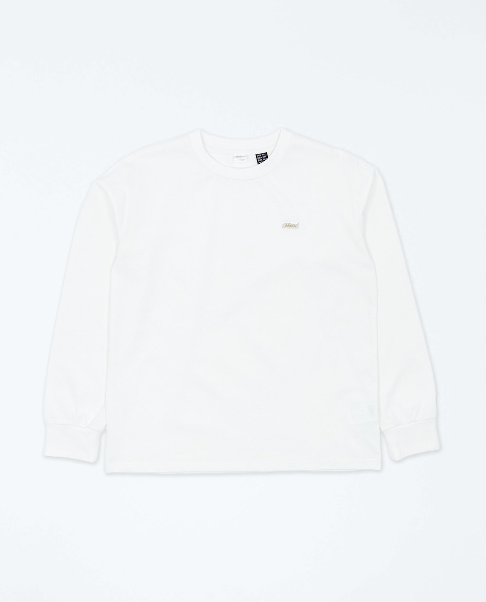 NANGA ECO HYBRID BOX LOGO EMBROIDERY L/S TEE W