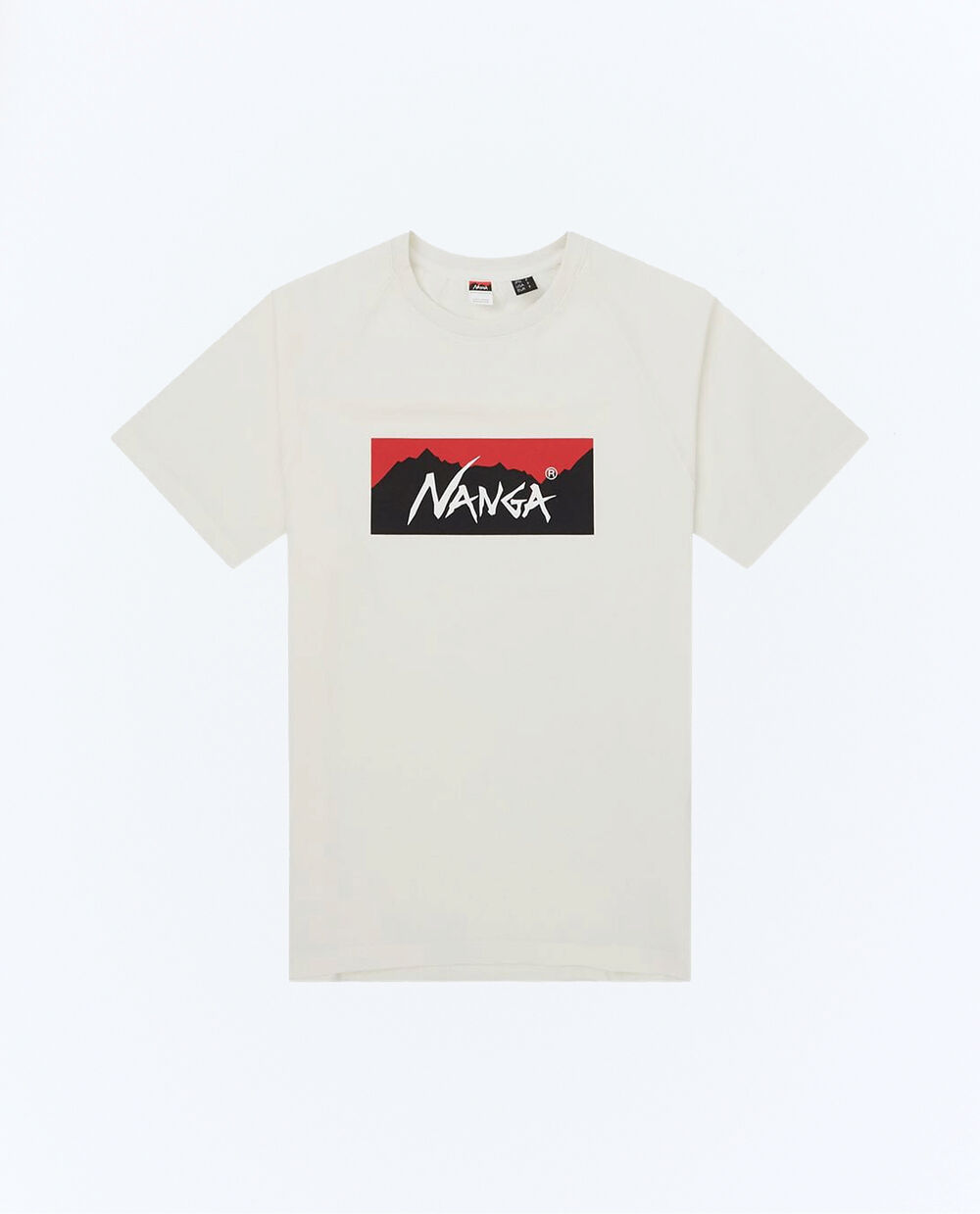 NANGA ECO HYBRID BOX LOGO LOOSE FIT TEE