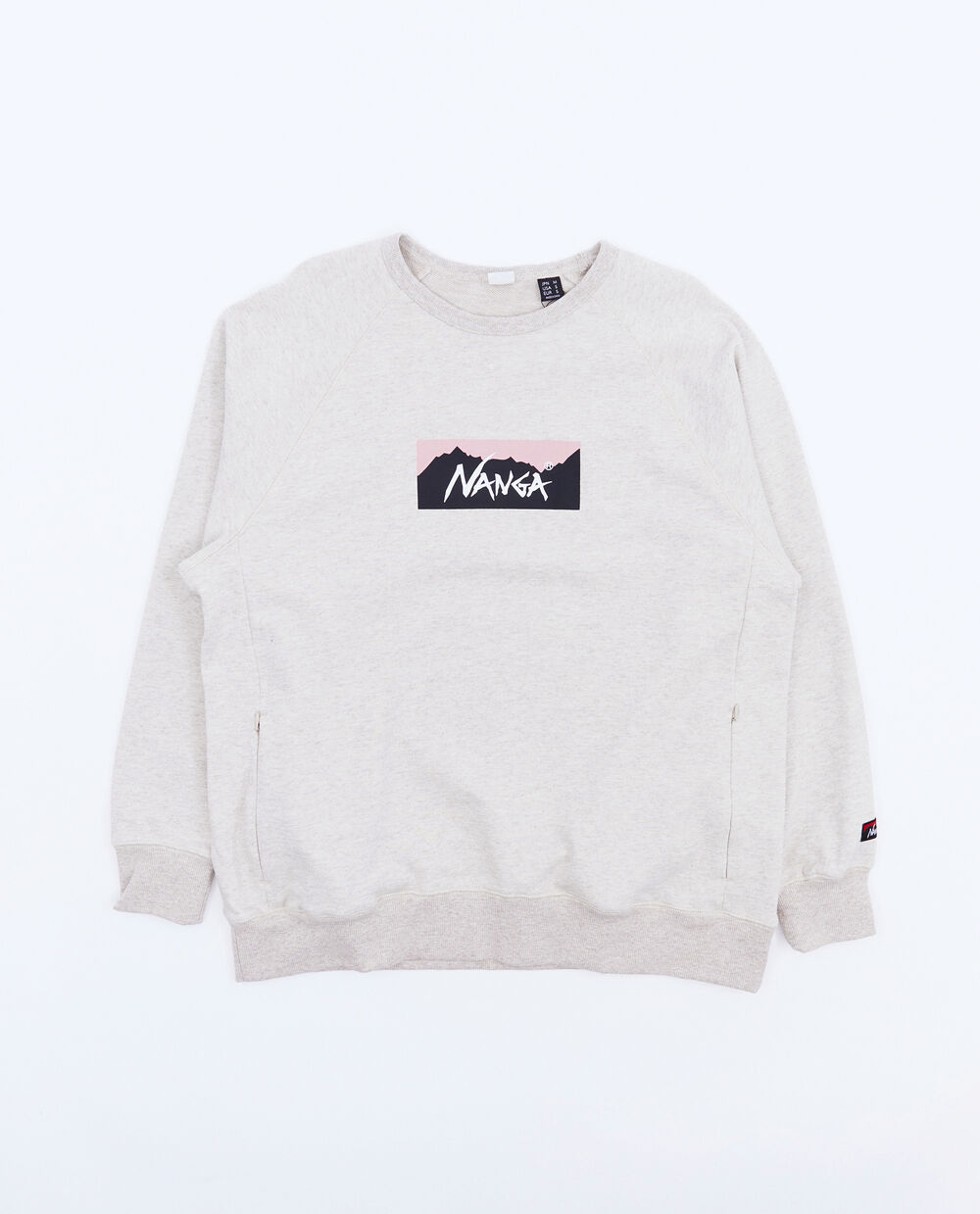 NANGA ECO HYBRID BOX LOGO SWEATSHIRT