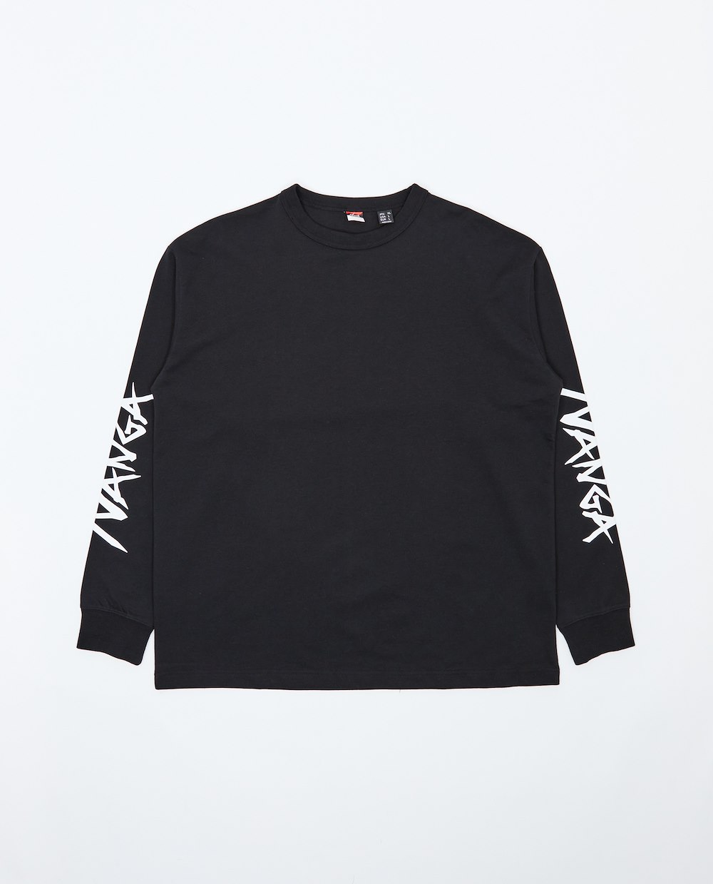 NANGA ECO HYBRID SLV LOGO L/S TEE