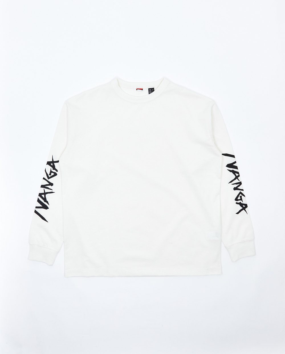 NANGA ECO HYBRID SLV LOGO L/S TEE