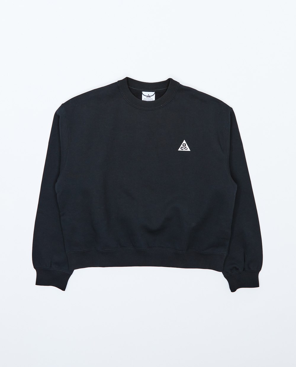 NIKE ACG W ACG "TUFF FLEECE"  THERMA-FIT CREW-NECK SWEATSHIRT