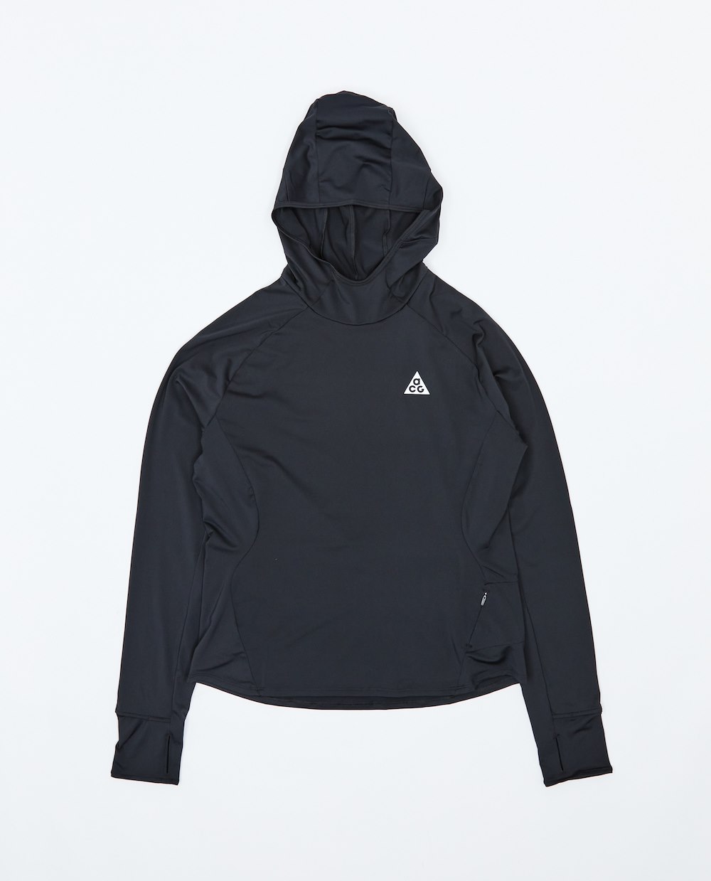 NIKE ACG W ACG UV-RESISTANT HOODED TRAIL RUNNING MID-LAYER TOP
