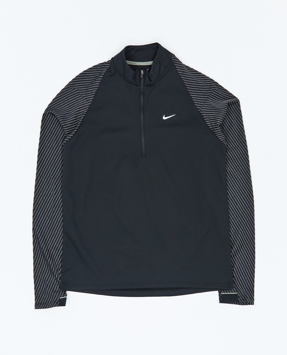 NIKE M DRI-FIT 1/2-ZIP RUNNING TOP WITH REFLECTIVE ACCENTS