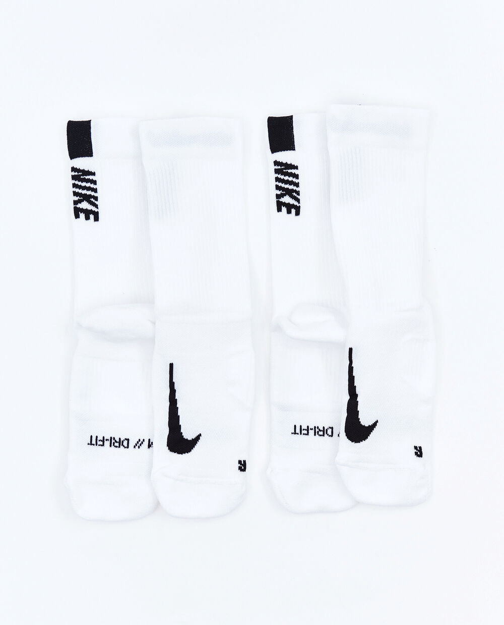 NIKE U NK MULTIPLIER CREW SOCKS 2-PAIRS