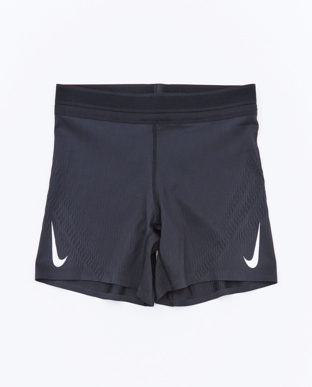 Black and white nike running shorts online