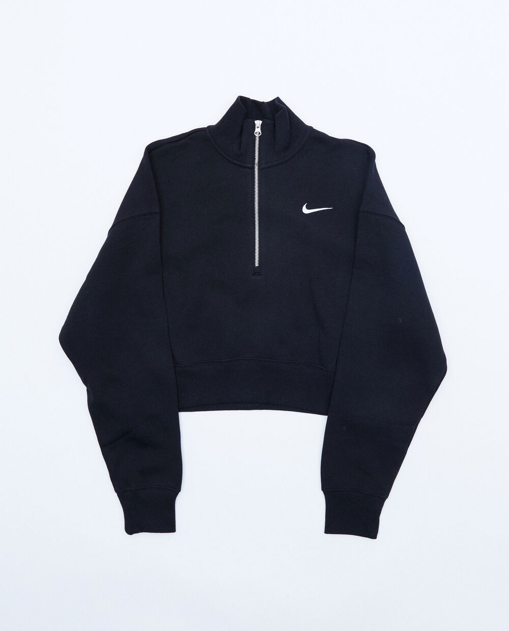 NIKE W PHOENIX OVERSIZED 1/2-ZIP CROP SWEATSHIRT