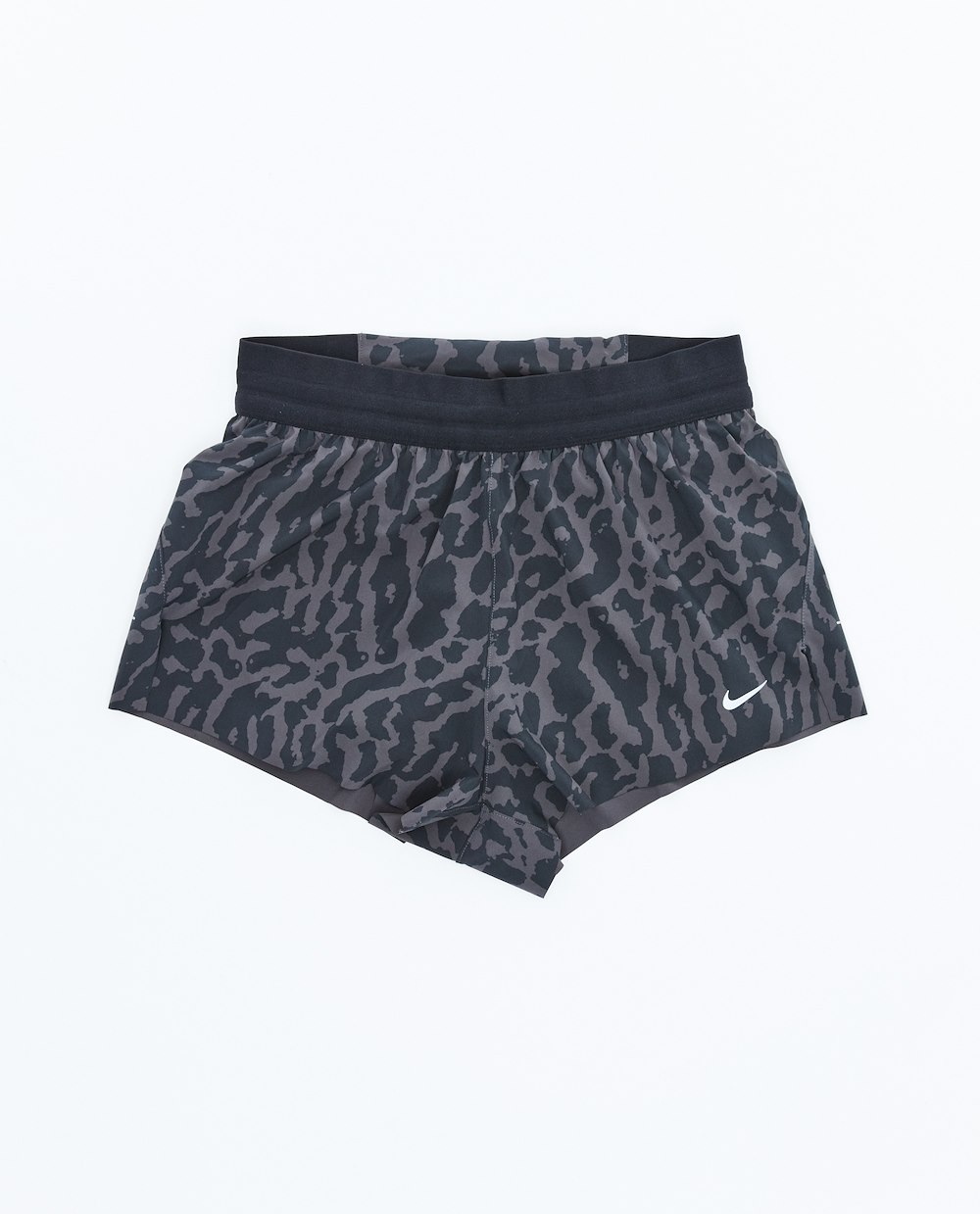 NIKE W SWIFT DRI-FIT MID-RISE 2-IN-1 PRINTED RUNNING SHORTS