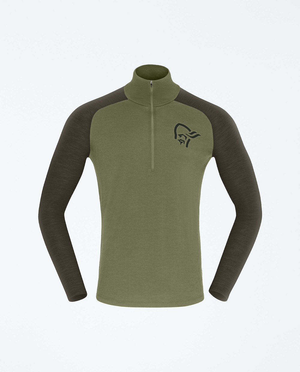 NORRØNA FEMUND PUREULL ZIP NECK