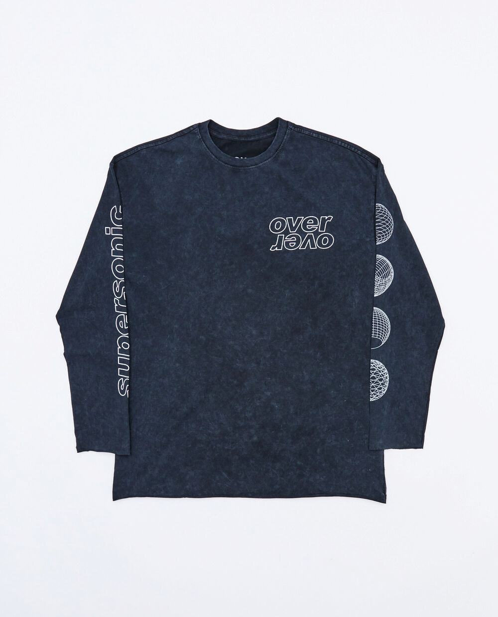 OVER OVER EASY LS TEE - SUPERSONIC