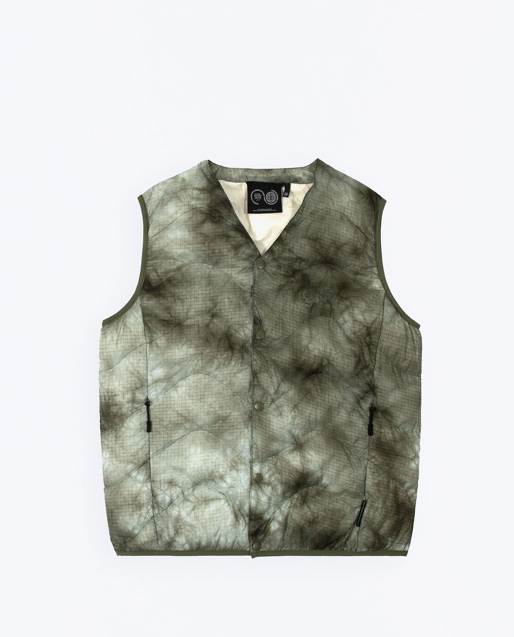 PURPLE MOUNTAIN OBSERVATORY WAVES TIE DYE VEST