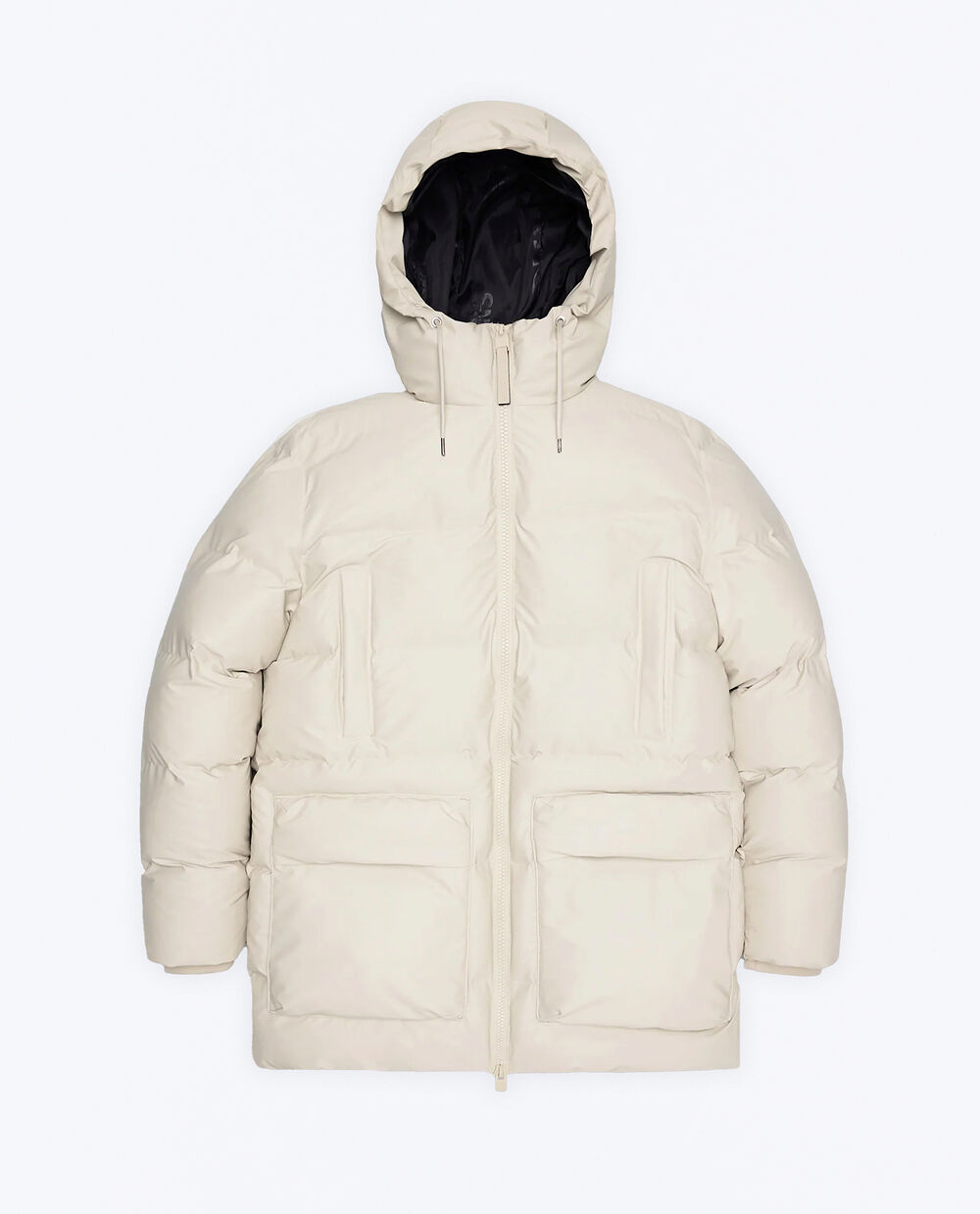 RAINS ALTA LONG PUFFER CARGO JACKET