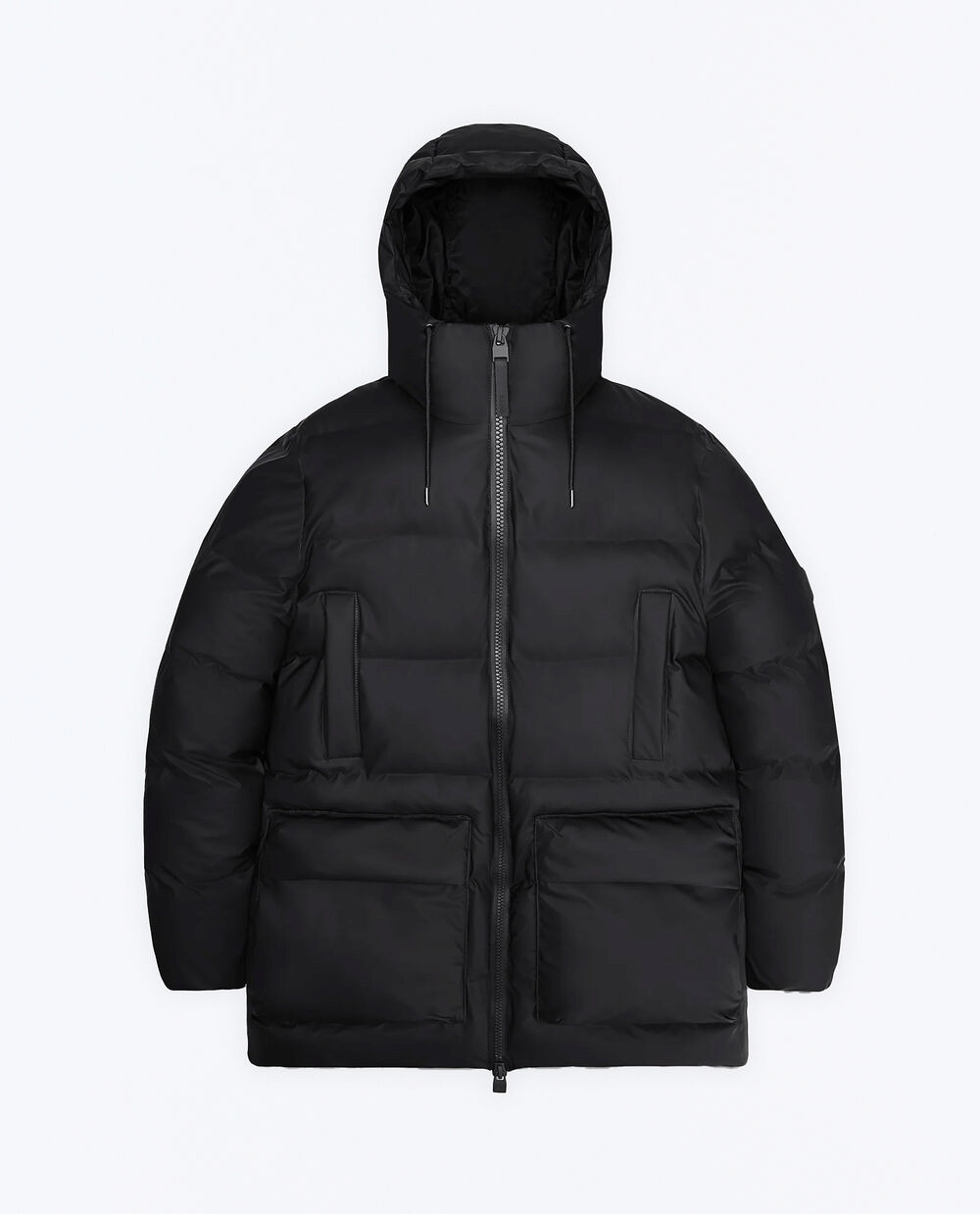 RAINS ALTA LONG PUFFER CARGO JACKET