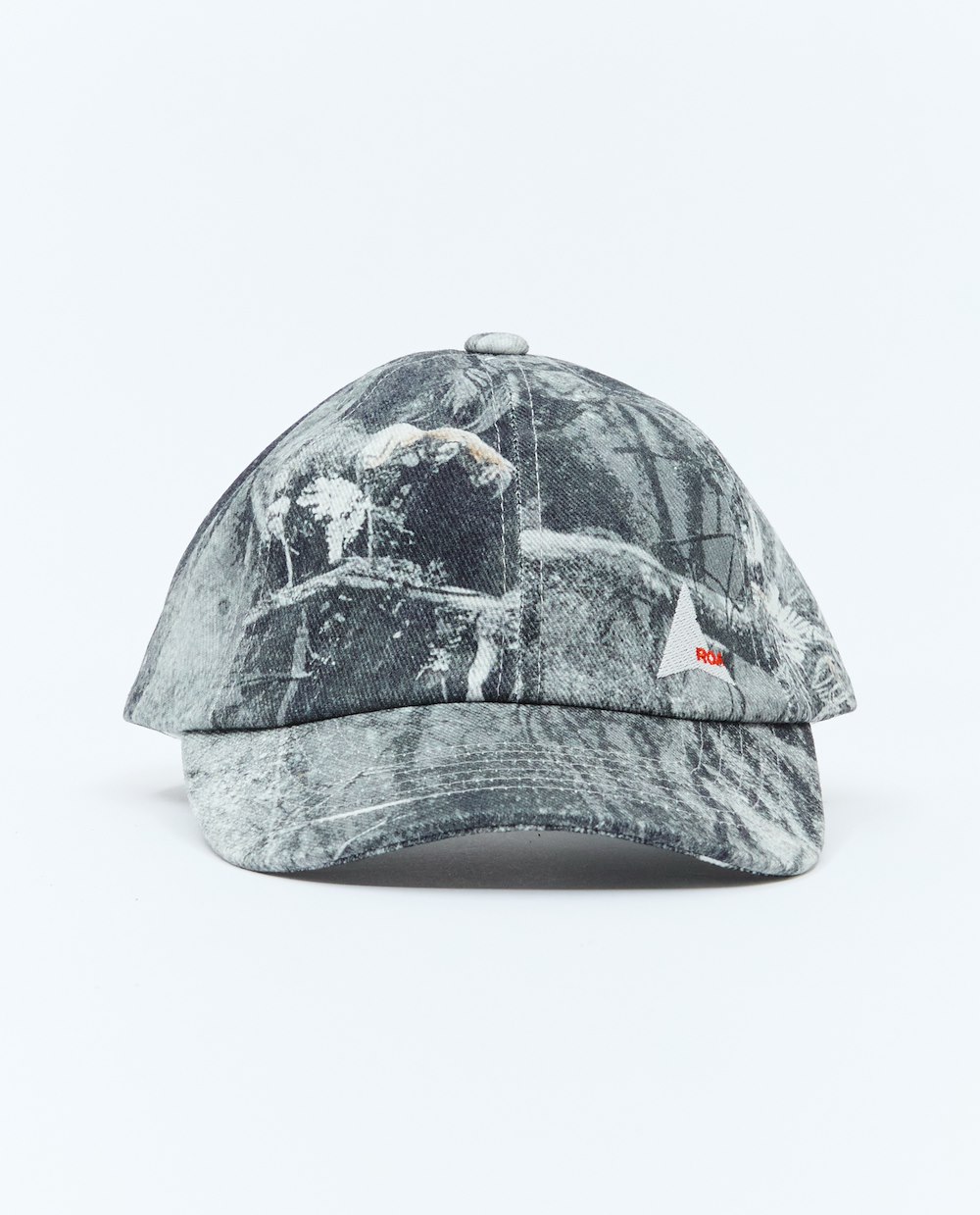 ROA DENIM 6 PANEL CAP WASHED PATTERN X WRANGLER