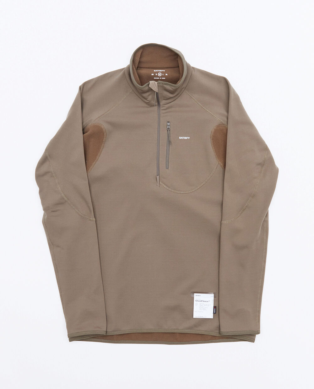 SATISFY GHOSTFLEECE HALF-ZIP