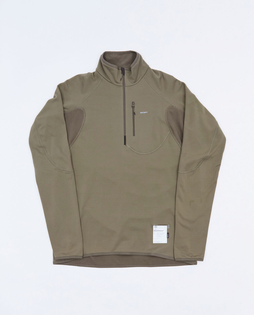 SATISFY GHOSTFLEECE HALF-ZIP