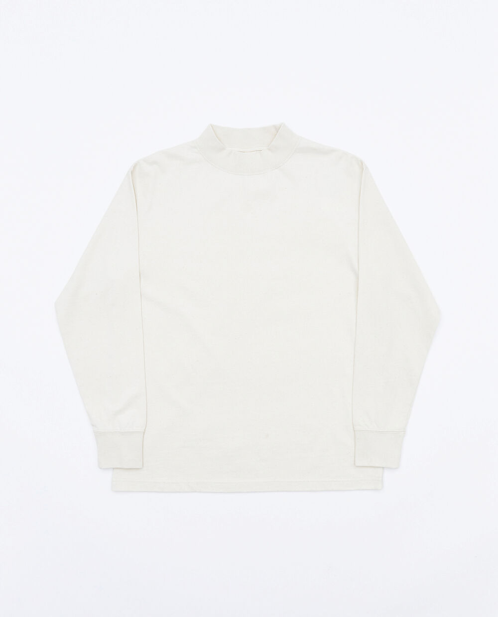 SNOW PEAK RECYCLED COTTON HEAVY MOCKNECK L/S T SHIRT