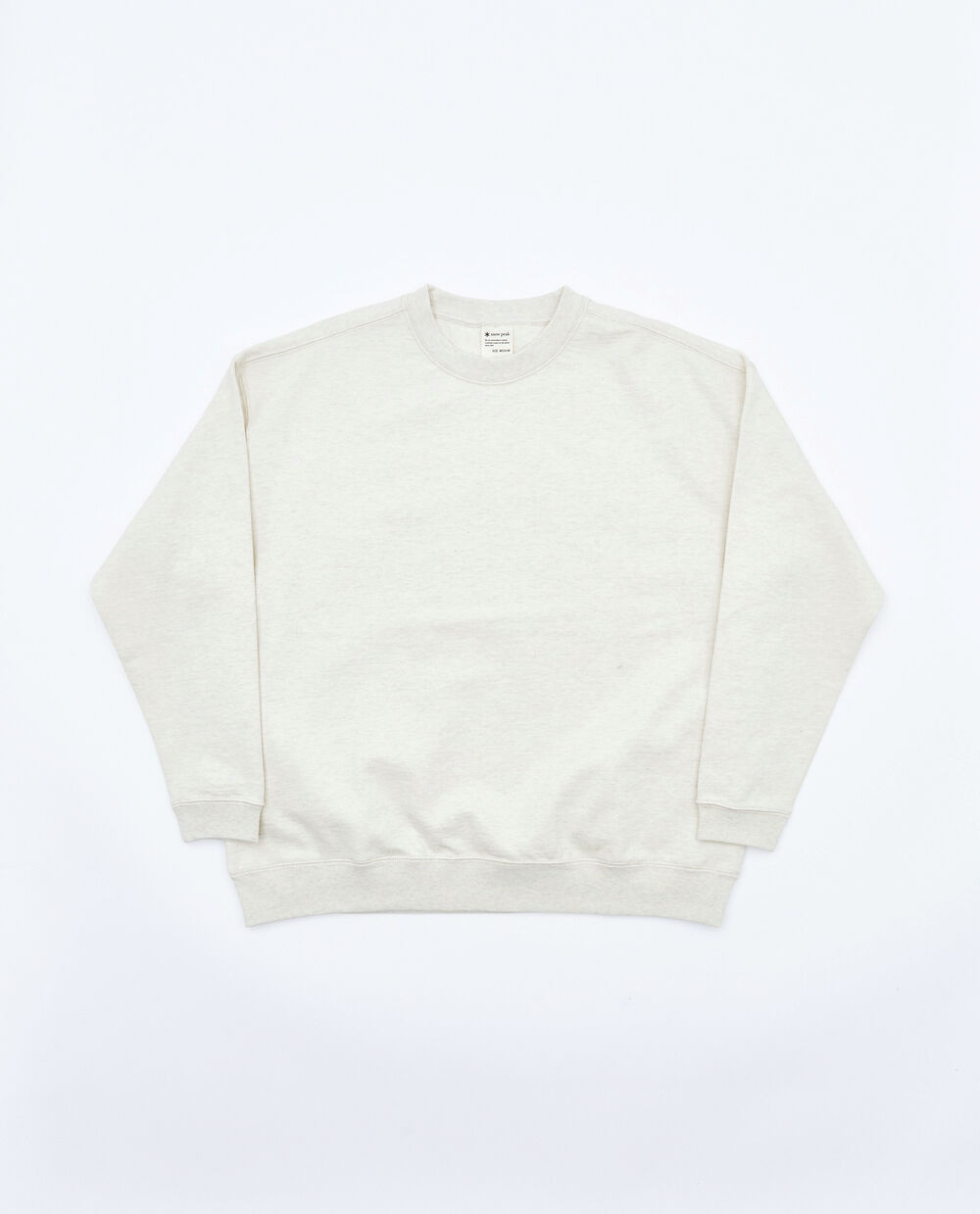 SNOW PEAK RECYCLED COTTON CREWNECK SWEAT