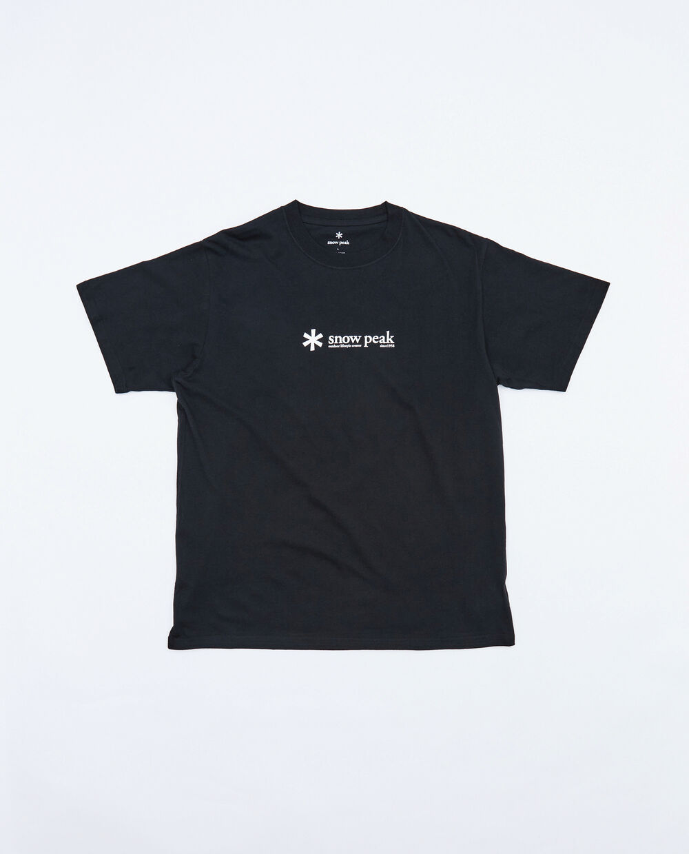 SNOW PEAK SOFT COTTON LOGO SHORT SLEEVE T-SHIRT