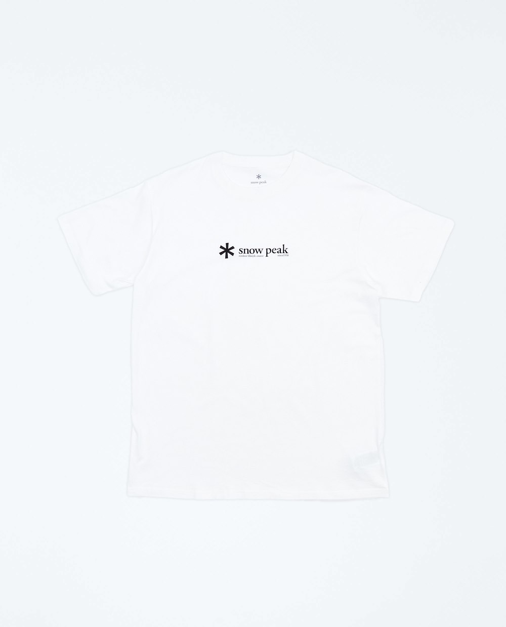 SNOW PEAK SOFT COTTON LOGO SHORT SLEEVE T-SHIRT