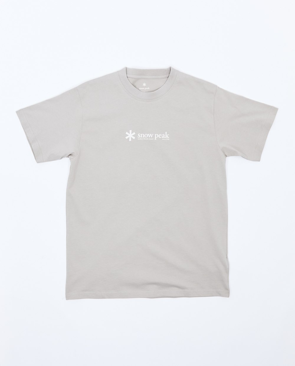SNOW PEAK SOFT COTTON LOGO SHORT SLEEVE T-SHIRT