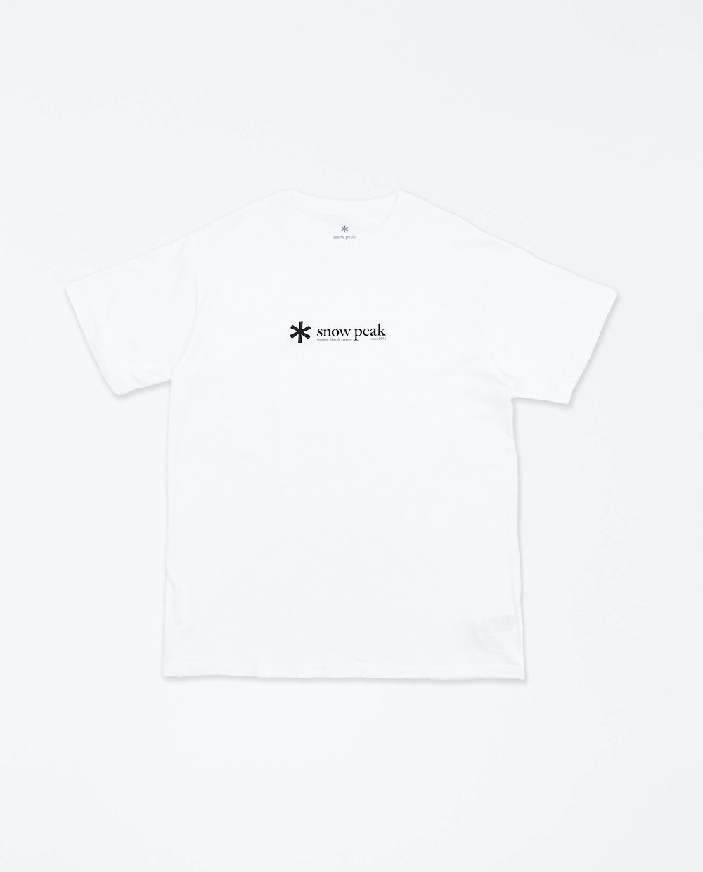 SNOW PEAK SOFT COTTON LOGO SHORT SLEEVE T-SHIRT