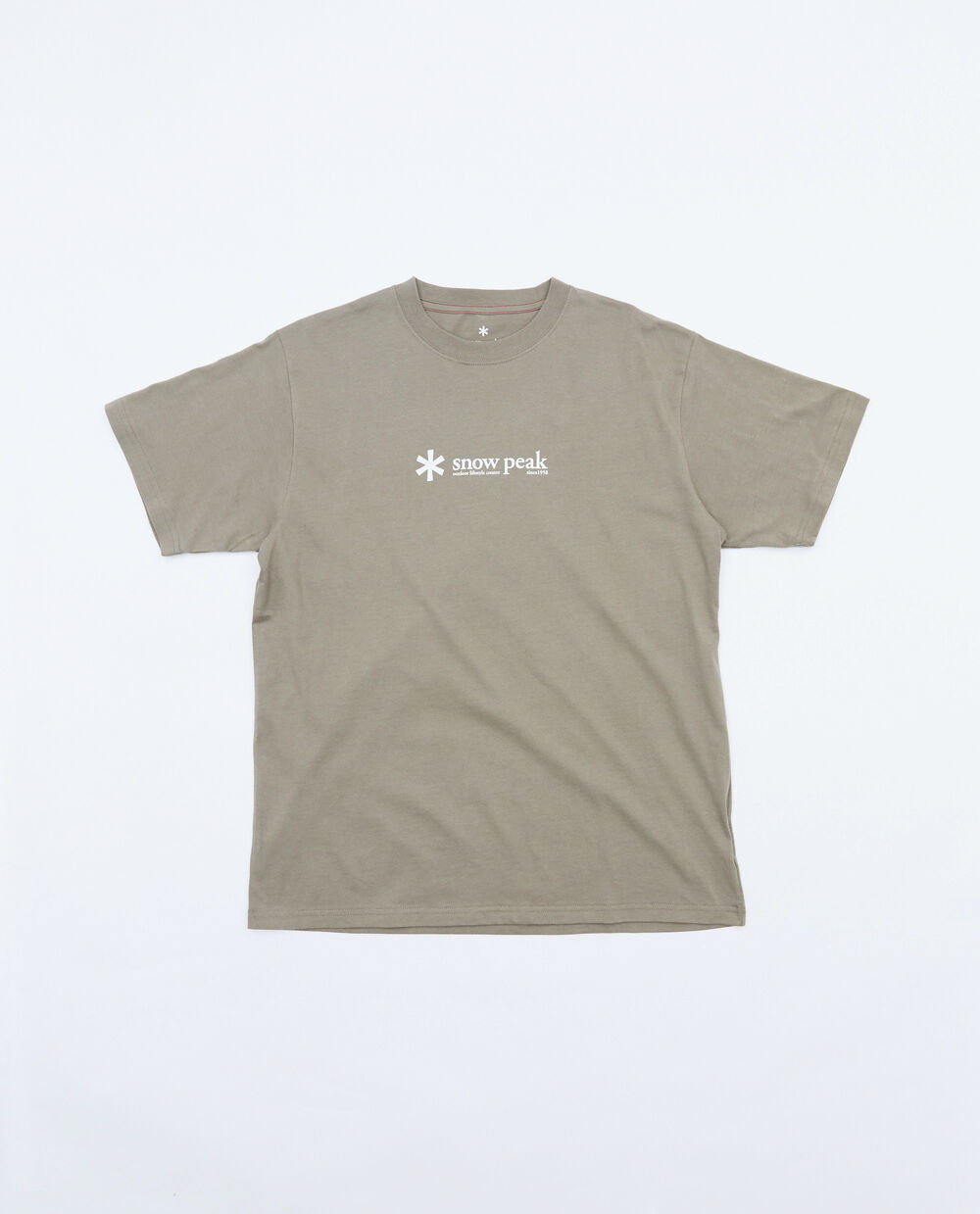 SNOW PEAK SOFT COTTON LOGO SHORT SLEEVE T-SHIRT