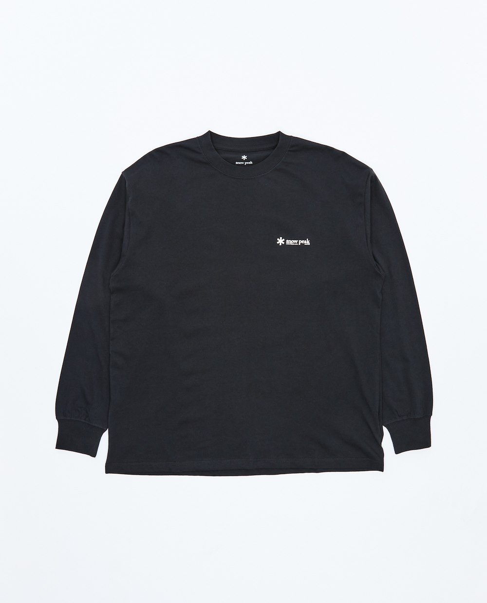 SNOW PEAK SOFT COTTON RELAXED LOGO L/S T-SHIRT