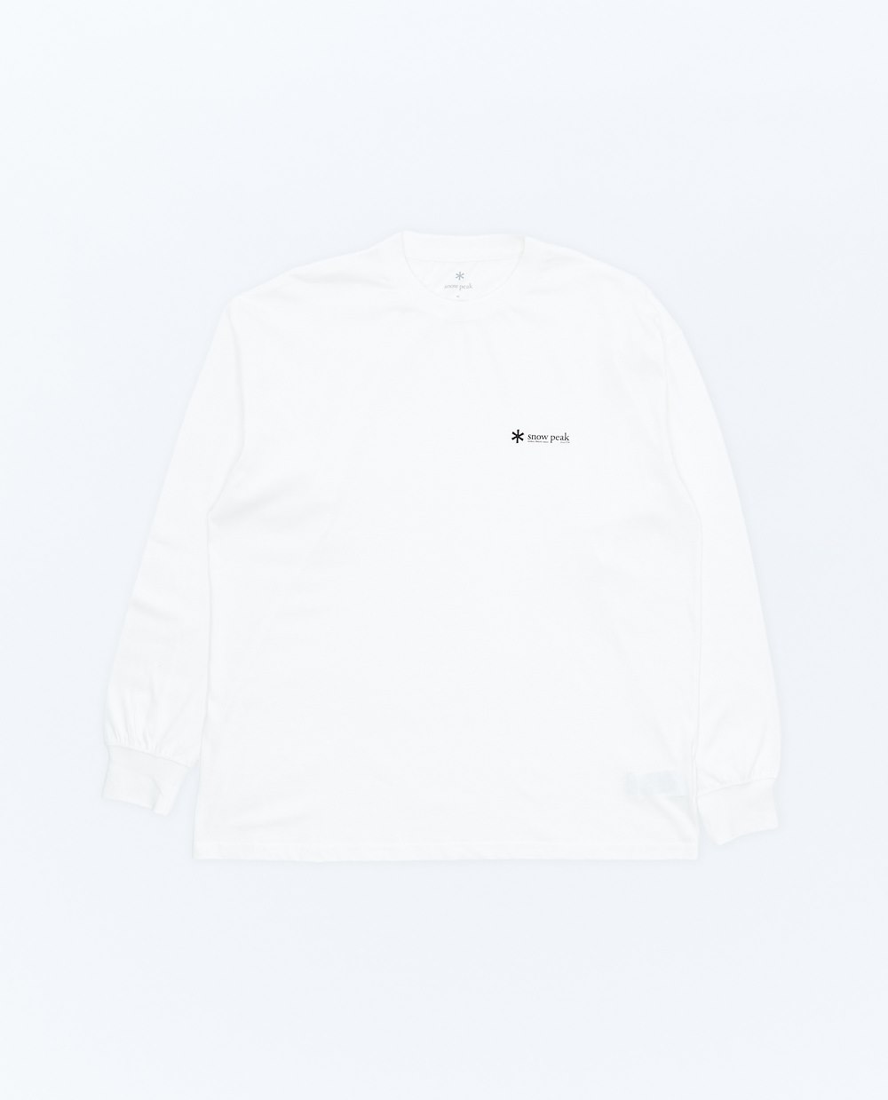 SNOW PEAK SOFT COTTON RELAXED LOGO L/S T-SHIRT