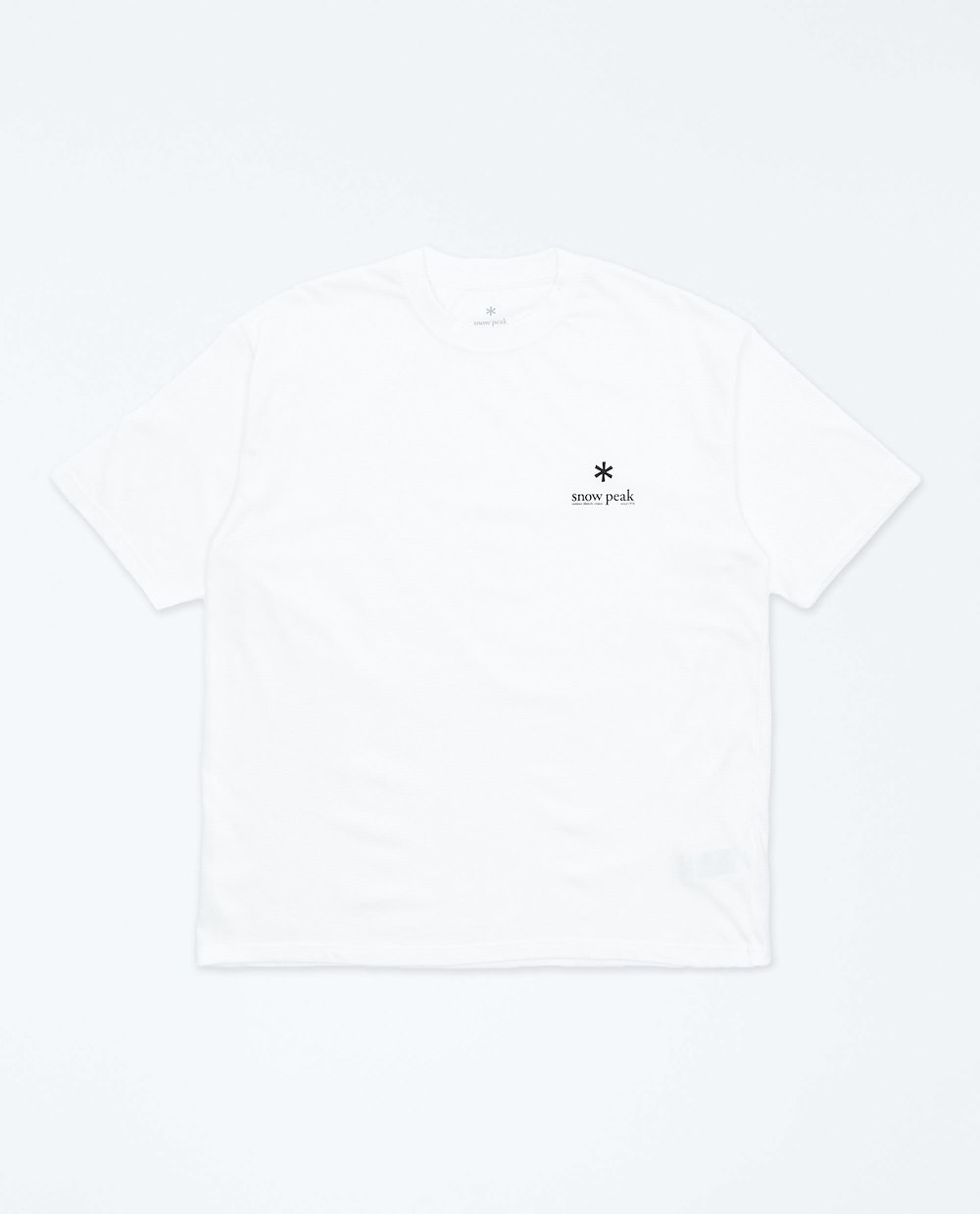 SNOW PEAK SOFT COTTON RELAXED LOGO T-SHIRT