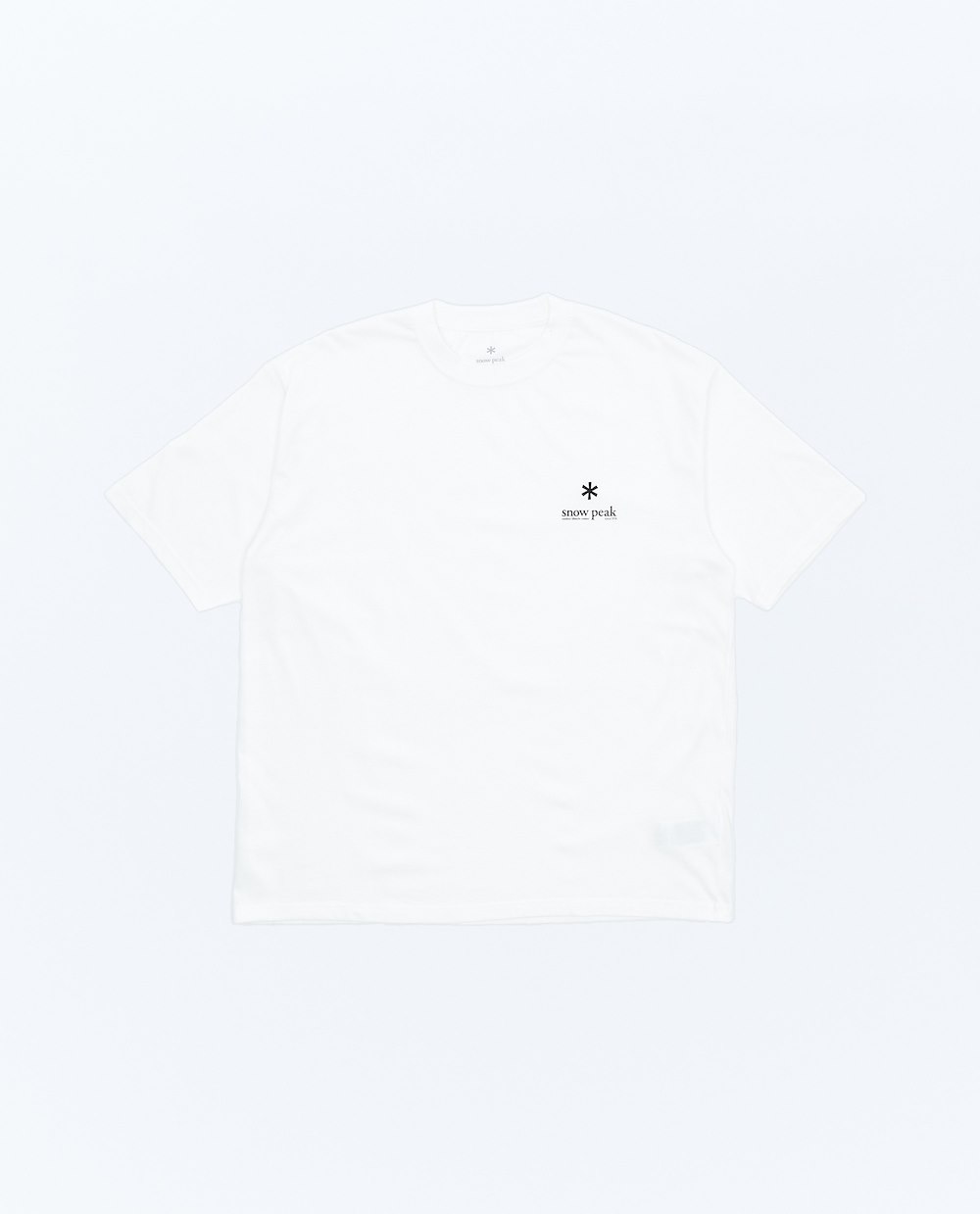 SNOW PEAK SOFT COTTON RELAXED LOGO T-SHIRT
