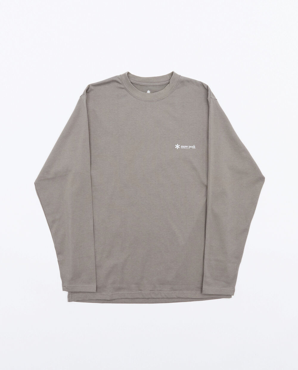 SNOW PEAK SP ONEPOINT LOGO L/S T-SHIRT