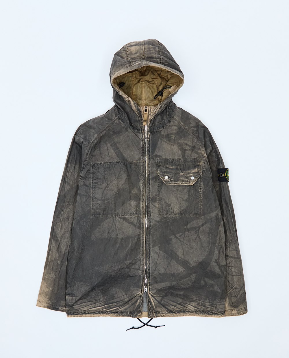 STONE ISLAND 1200038 LASER FOREST CAMO CRINKLE REPS-TC
